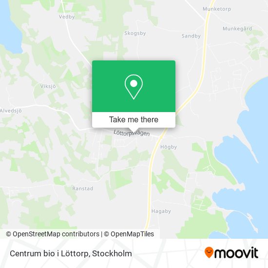 Centrum bio i Löttorp map