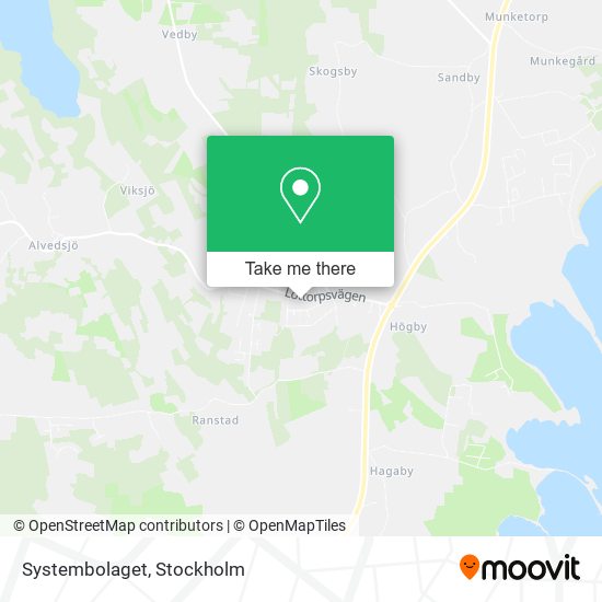 Systembolaget map