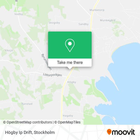Högby Ip Drift map