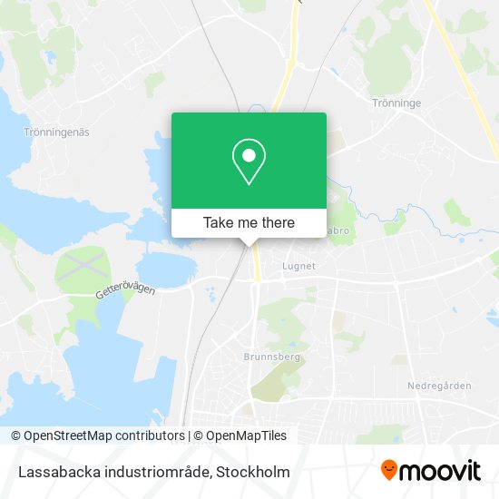 Lassabacka industriområde map