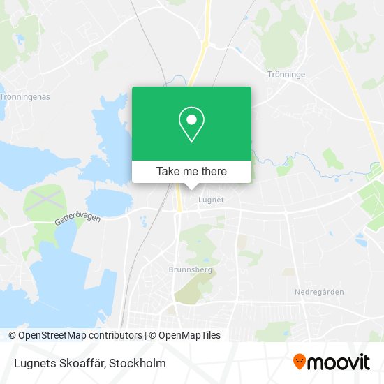 Lugnets Skoaffär map