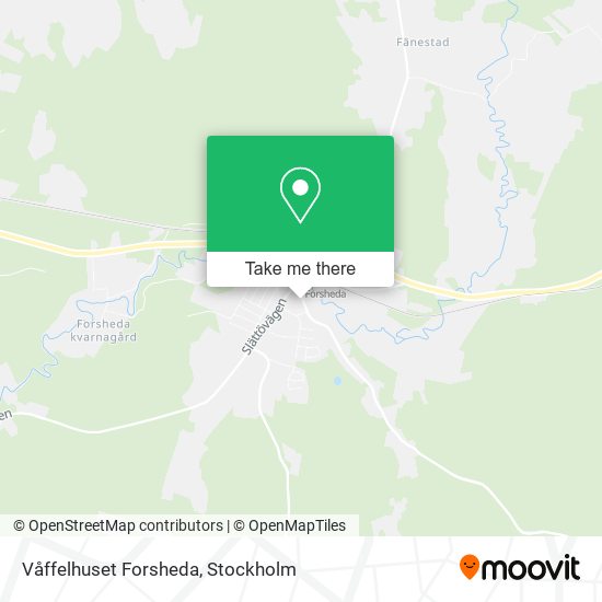 Våffelhuset Forsheda map