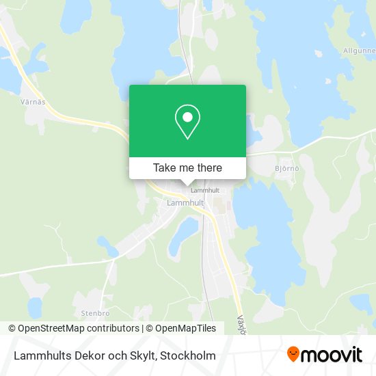 Lammhults Dekor och Skylt map