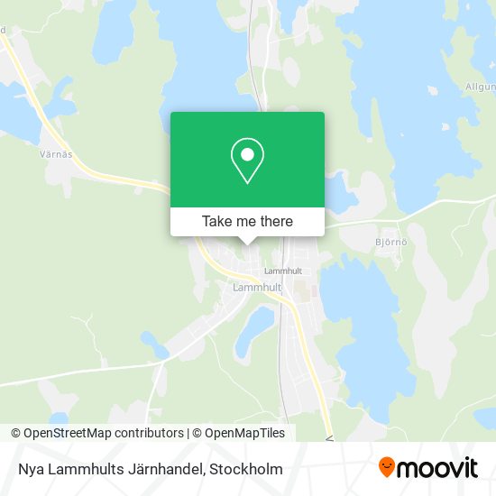 Nya Lammhults Järnhandel map