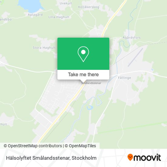 Hälsolyftet Smålandsstenar map