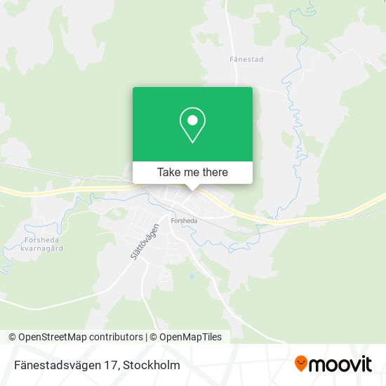 Fänestadsvägen 17 map
