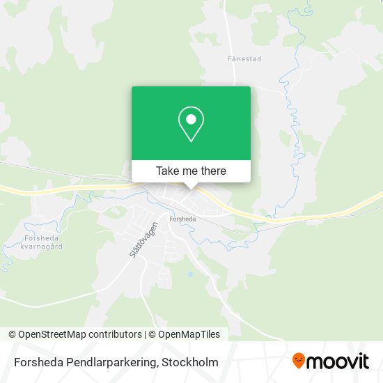 Forsheda Pendlarparkering map