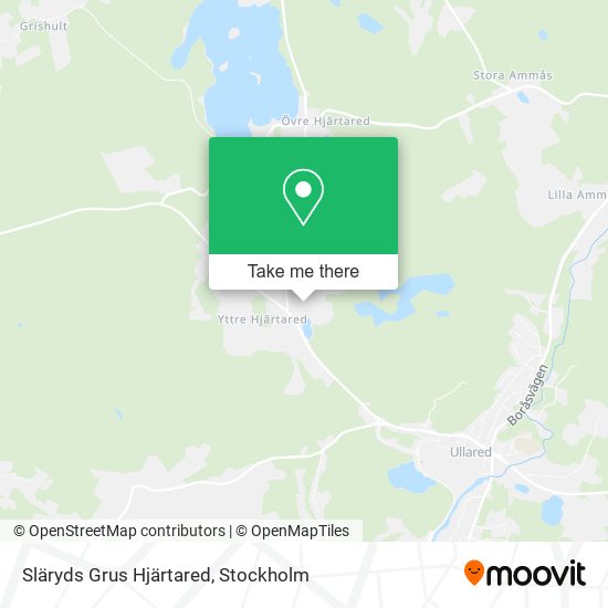 Släryds Grus Hjärtared map