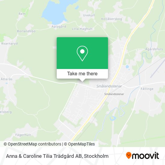 Anna & Caroline Tilia Trädgård AB map