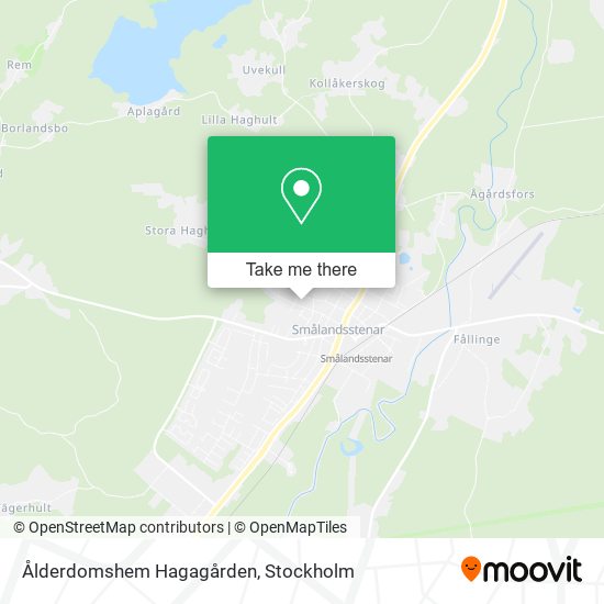 Ålderdomshem Hagagården map