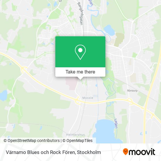 Värnamo Blues och Rock Fören map