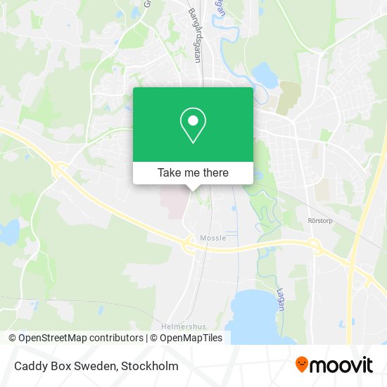 Caddy Box Sweden map