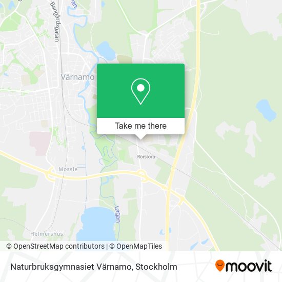 Naturbruksgymnasiet Värnamo map