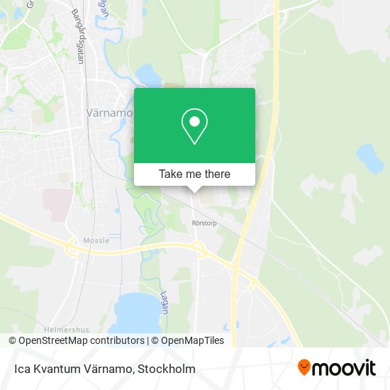 Ica Kvantum Värnamo map