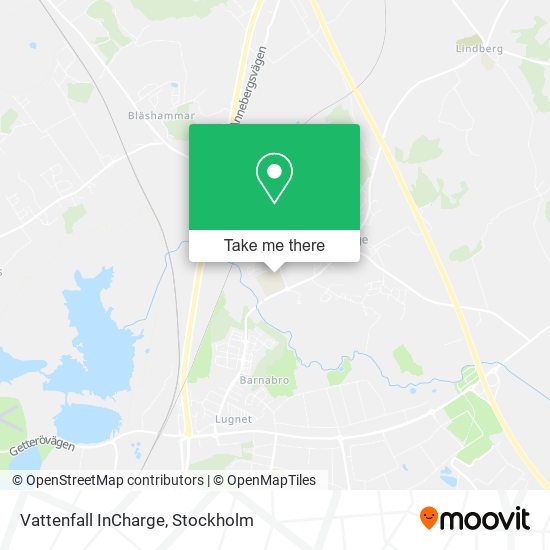 Vattenfall InCharge map