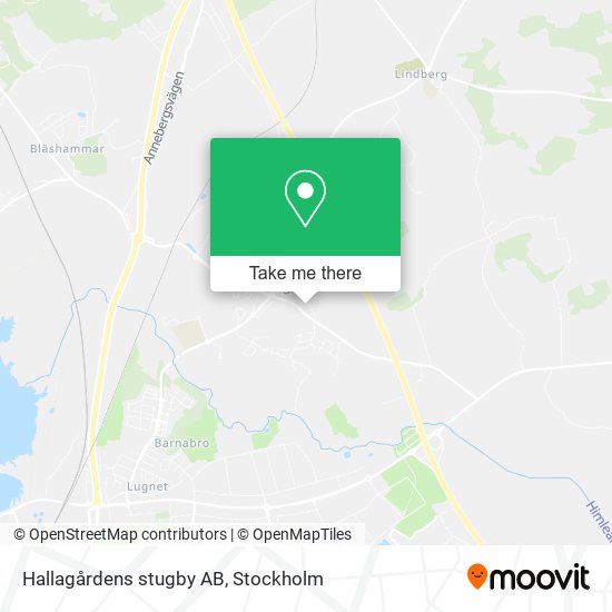 Hallagårdens stugby AB map