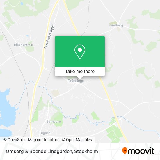 Omsorg & Boende Lindgården map