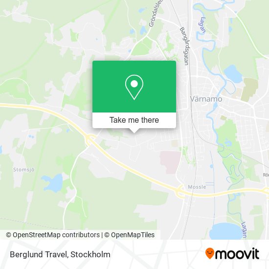 Berglund Travel map