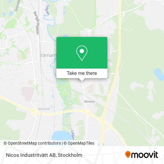 Nicos Industritvätt AB map