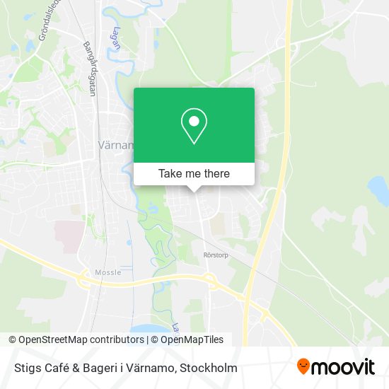 Stigs Café & Bageri i Värnamo map