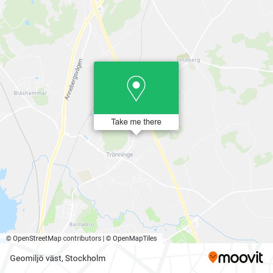 Geomiljö väst map