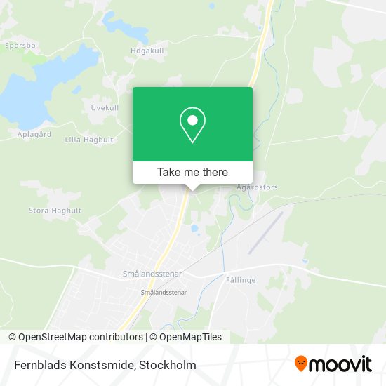 Fernblads Konstsmide map