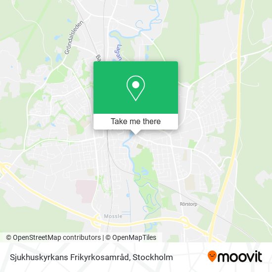 Sjukhuskyrkans Frikyrkosamråd map