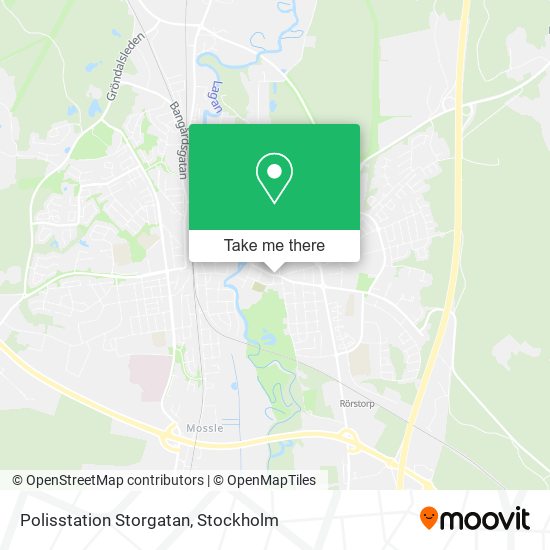 Polisstation Storgatan map