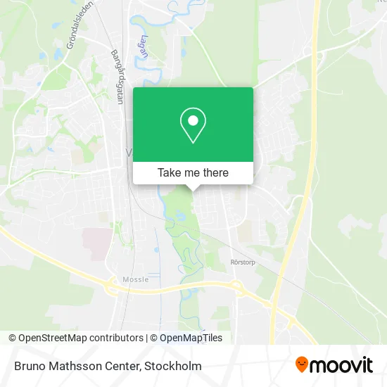 Bruno Mathsson Center map