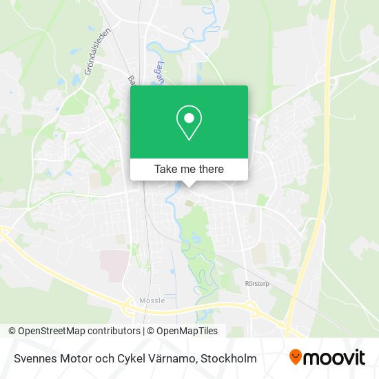 Svennes Motor och Cykel Värnamo map