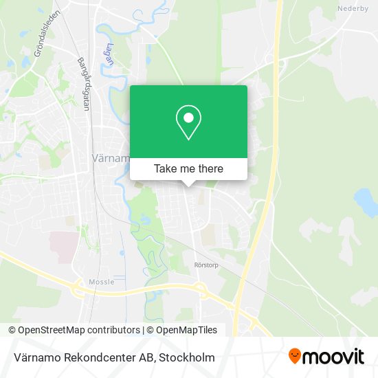 Värnamo Rekondcenter AB map