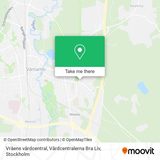 Vråens vårdcentral, Vårdcentralerna Bra Liv map