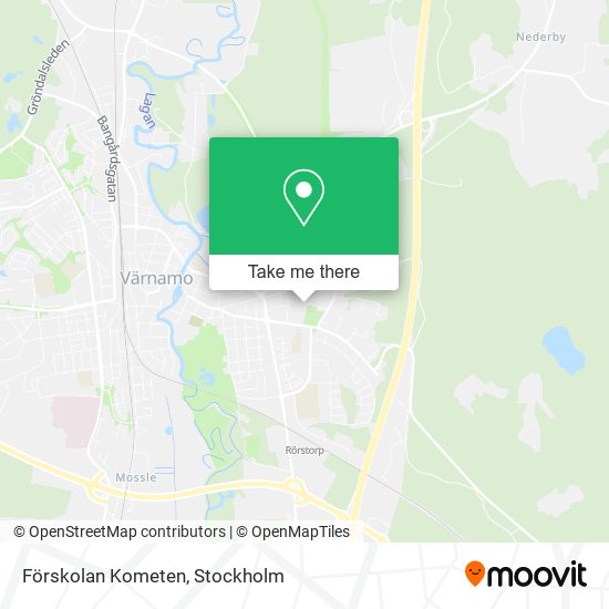 Förskolan Kometen map