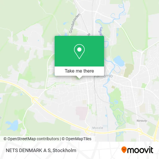 NETS DENMARK A S map