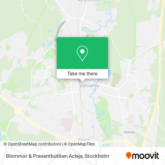 Blommor & Presentbutiken Acleja map