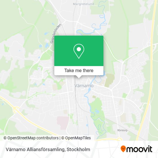 Värnamo Alliansförsamling map