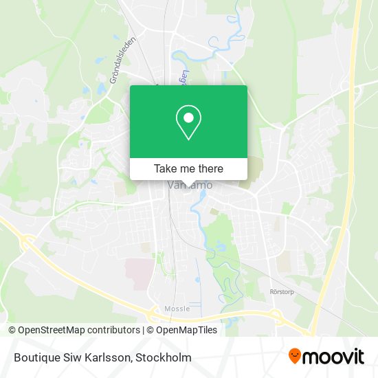 Boutique Siw Karlsson map