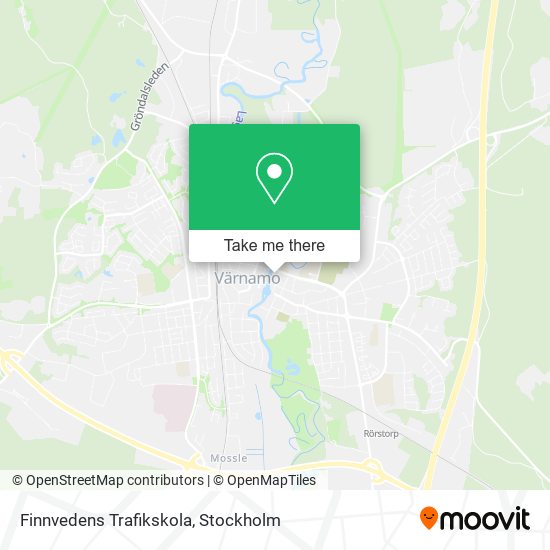 Finnvedens Trafikskola map