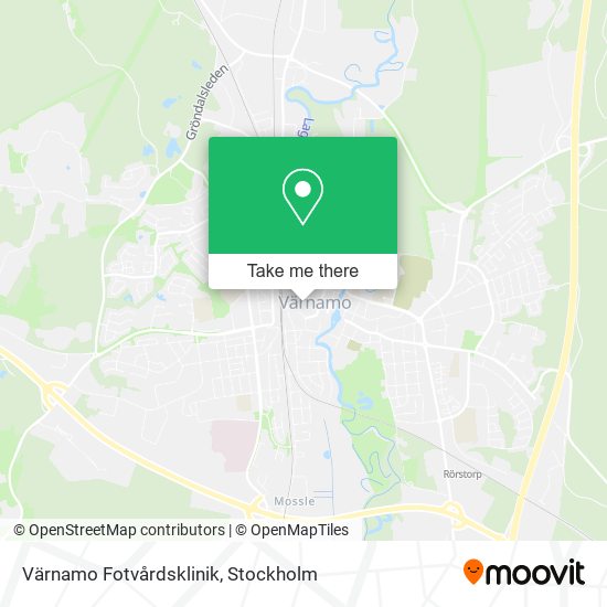 Värnamo Fotvårdsklinik map