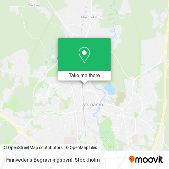 Finnvedens Begravningsbyrå map