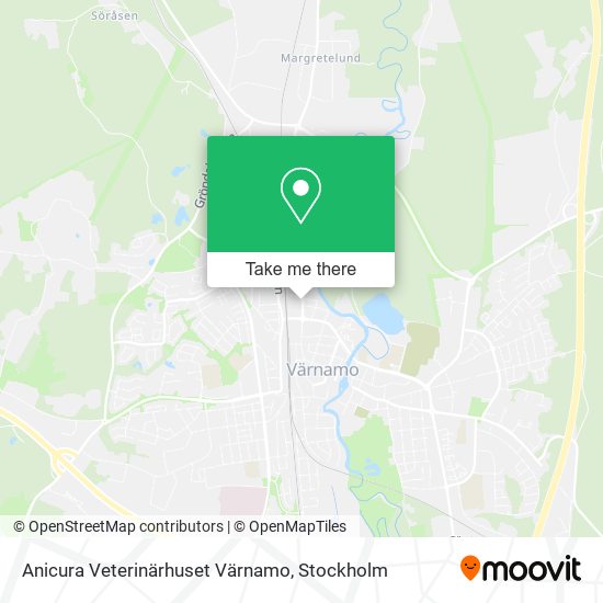 Anicura Veterinärhuset Värnamo map