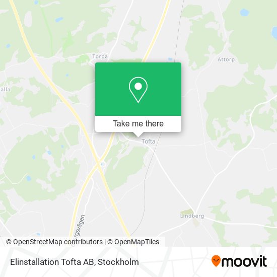 Elinstallation Tofta AB map