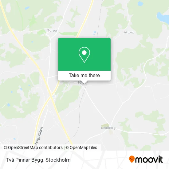 Två Pinnar Bygg map