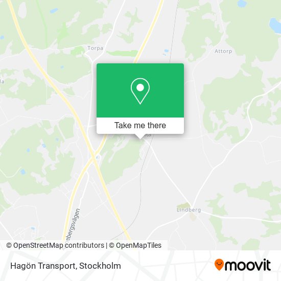 Hagön Transport map
