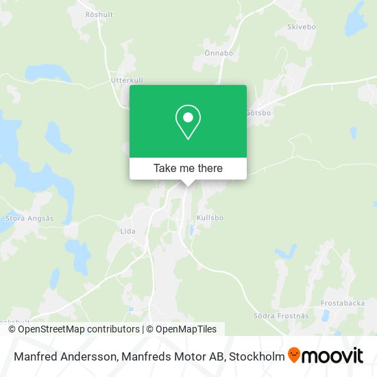 Manfred Andersson, Manfreds Motor AB map
