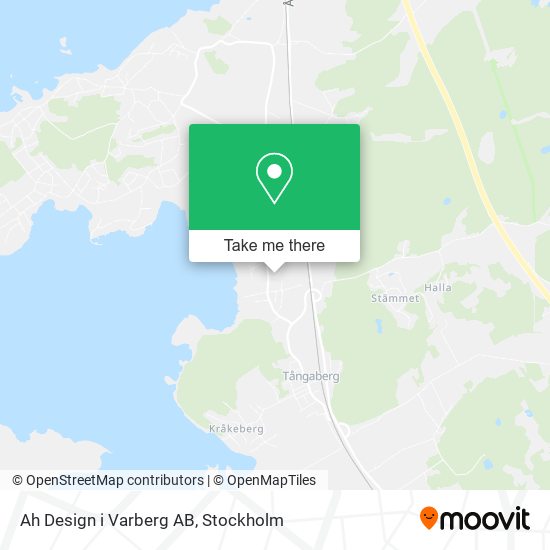 Ah Design i Varberg AB map