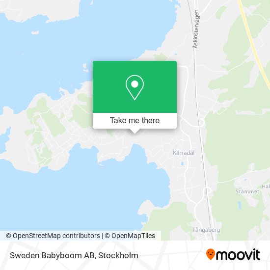 Sweden Babyboom AB map