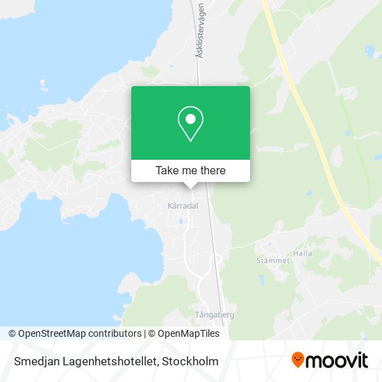 Smedjan Lagenhetshotellet map