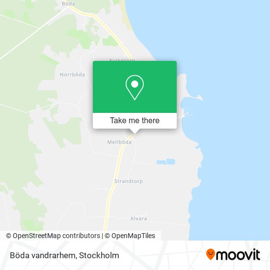 Böda vandrarhem map
