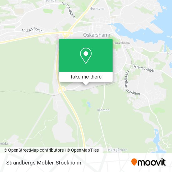 Strandbergs Möbler map
